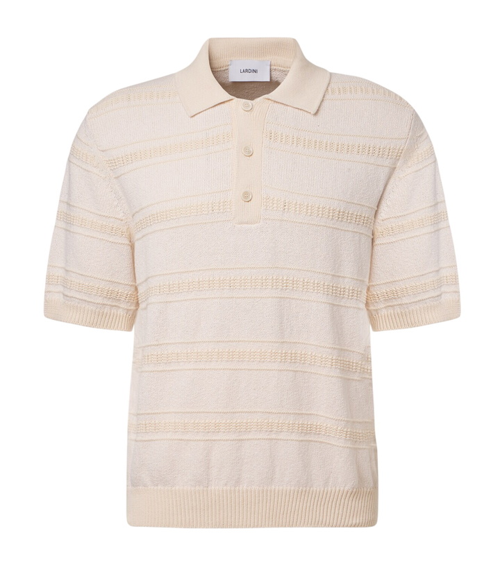 Photo: Lardini Cotton polo shirt
