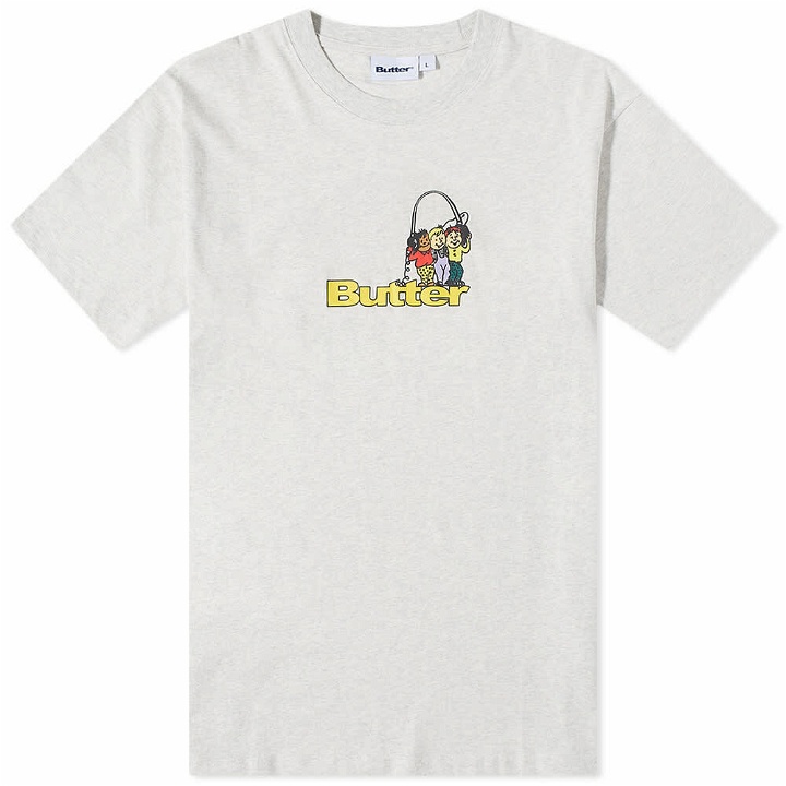 Photo: Butter Goods Men's Headphones Logo T-Shirt in Ash Grey