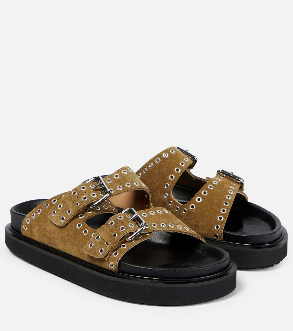 Isabel Marant Lennyo embellished suede sandals Isabel Marant