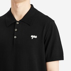 A.P.C. Men's Gregorio Knitted Polo in Black