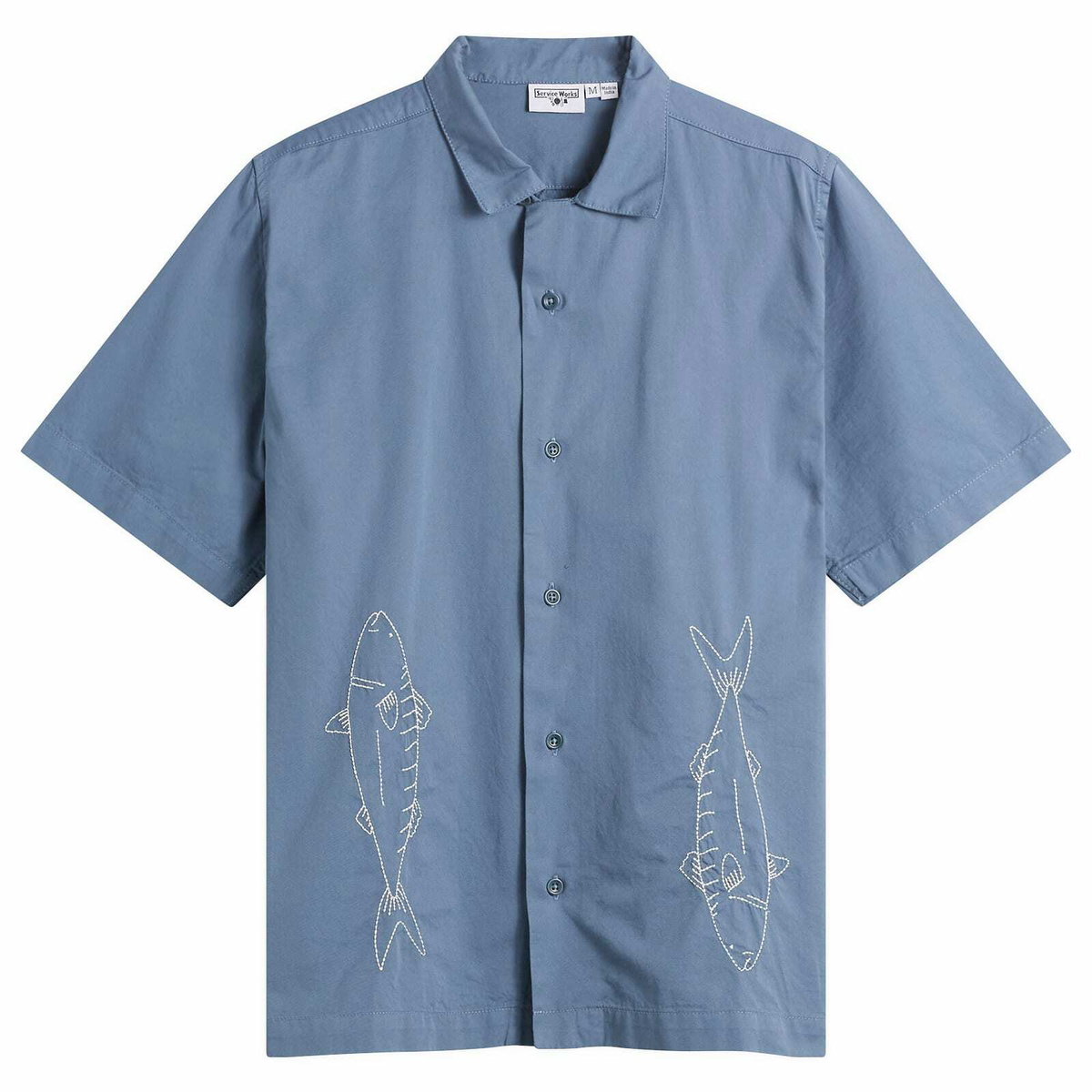 Service Works Men's Mackerel Shirt in Slate