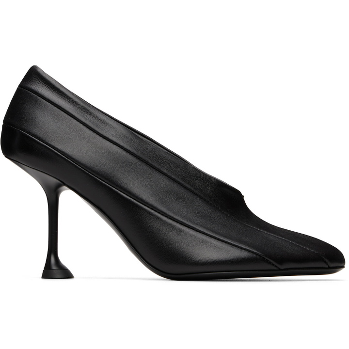 Photo: Proenza Schouler Black Tee 85 Pierced Heels