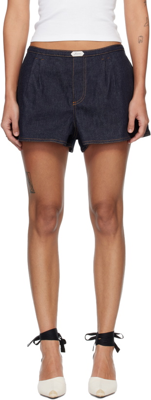 Photo: JACQUEMUS Navy 'The Amelo de-Nîmes denim' Shorts