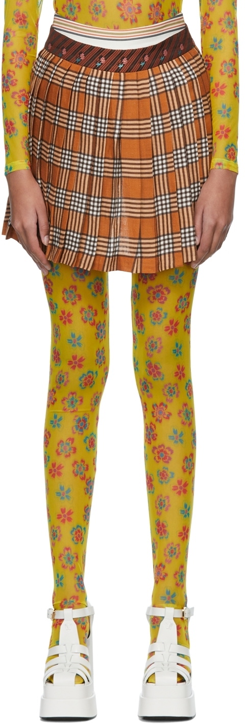 SHUTING QIU Brown Cotton Skort