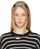 MM6 Maison Margiela Silver Metal Headband