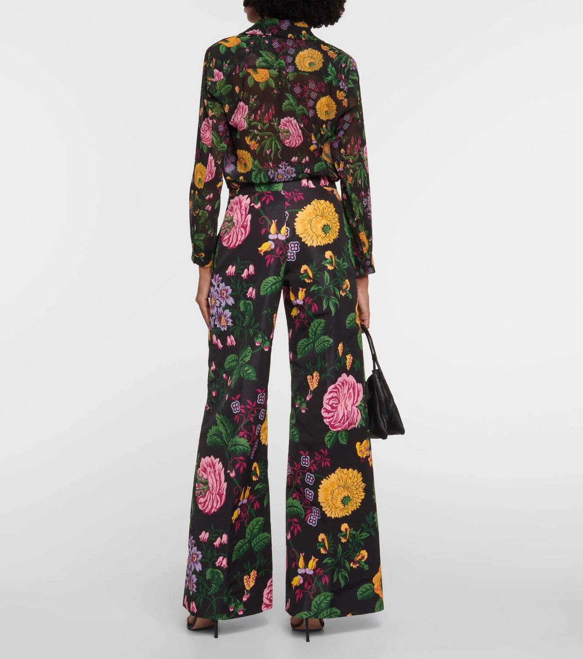 Carolina Herrera High-rise wide-leg floral pants Carolina Carolina Herrera High-rise wide-leg floral pants Carolina