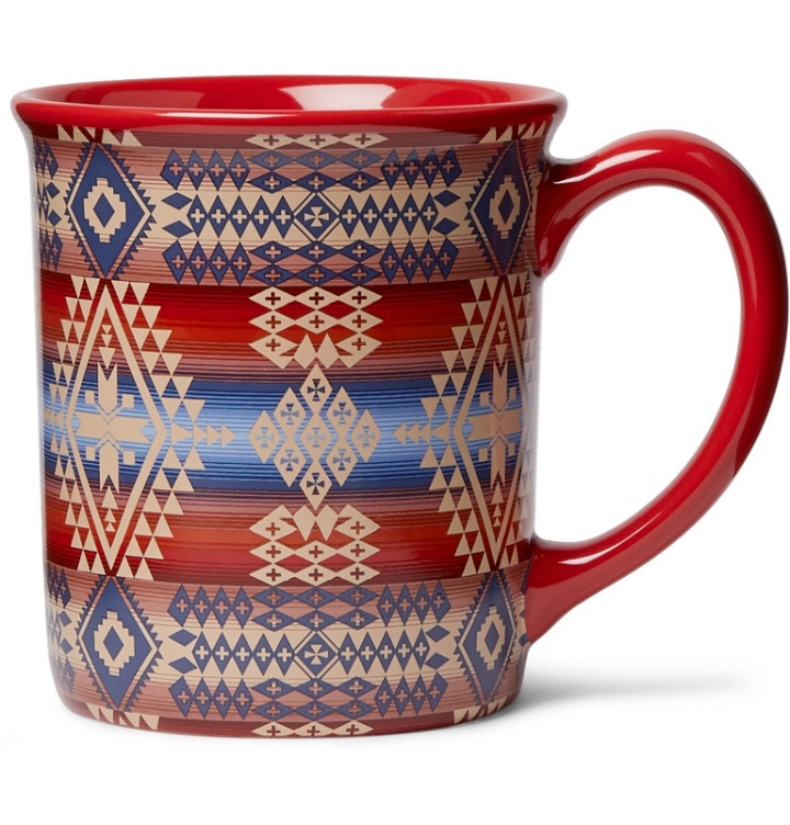 Photo: Pendleton - Printed Ceramic Mug - Red