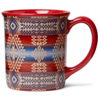 Pendleton - Printed Ceramic Mug - Red