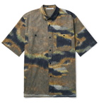 ACNE STUDIOS - Sanper Button-Down Collar Printed Cotton Shirt - Brown