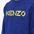 Kenzo Men's Classic Logo Crew Sweat in Electric Blue