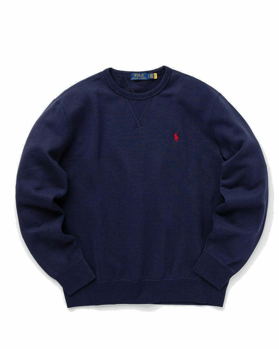 Photo: Polo Ralph Lauren Classic Crewneck Sweatshirt Blue - Mens - Sweatshirts