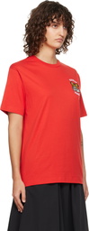 Kenzo Red Kenzo Paris VERDY Edition Embroidered T-shirt