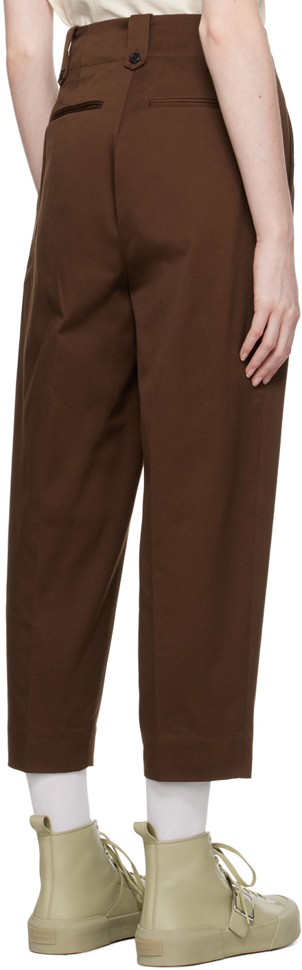 Margaret Howell Brown Cropped Trousers