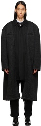 Comme des Garçons Homme Plus Reversible Black Wool Coat