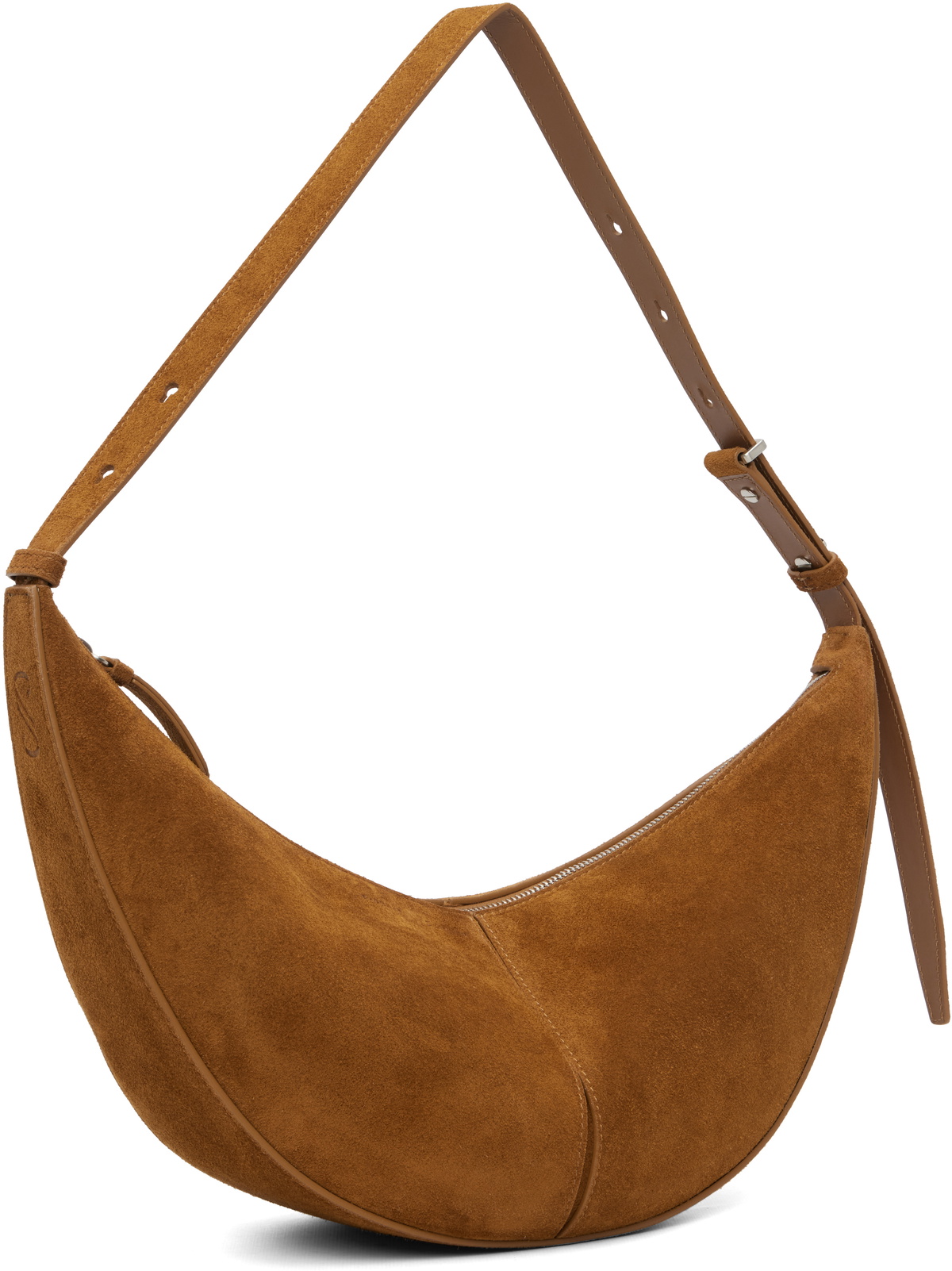 Proenza Schouler Tan Slide Soft Suede Bag