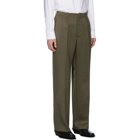 Our Legacy Brown Wool Borrowed Chino Trousers