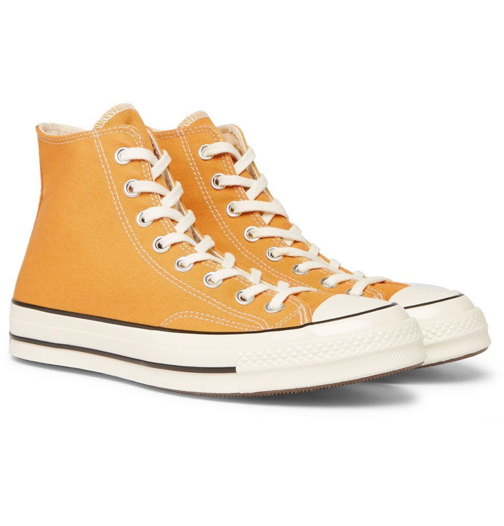 Photo: Converse - 1970s Chuck Taylor All Star Canvas High-Top Sneakers - Men - Yellow