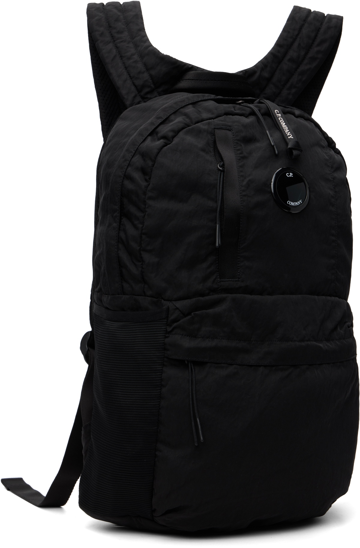 C.P. Company Black Nylon B Backpack