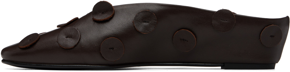 Paloma Wool Brown Fernanda Dots Mule Flats