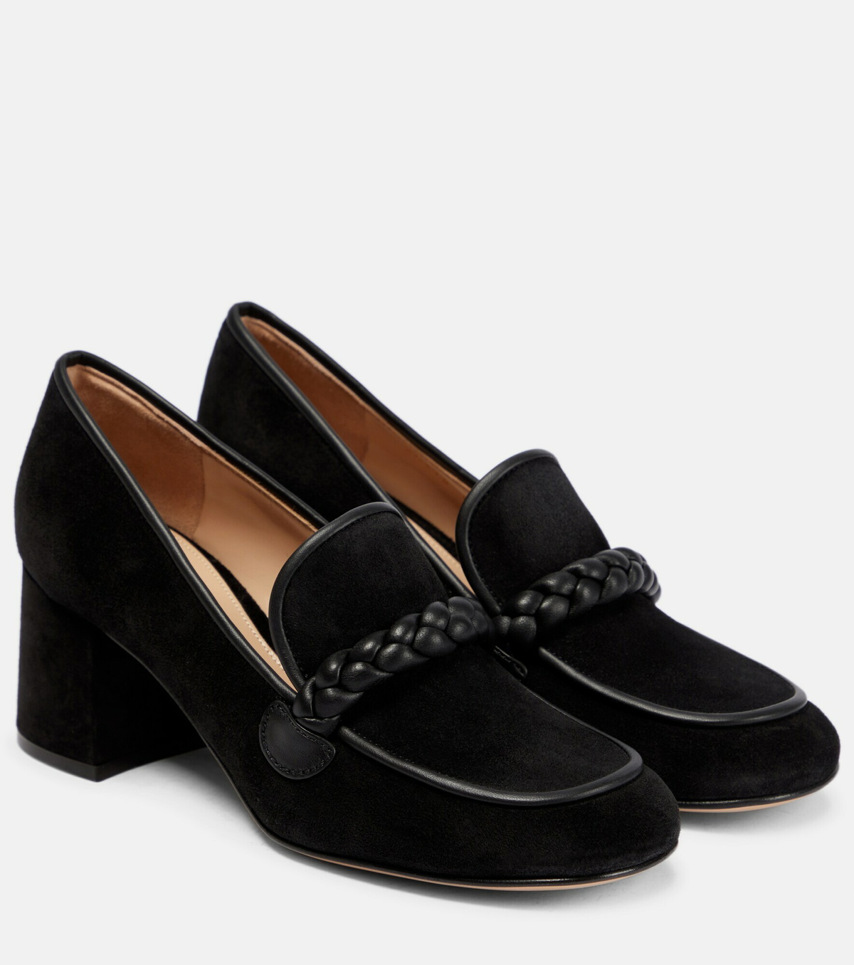 Gianvito Rossi Suede loafer pumps Gianvito Rossi