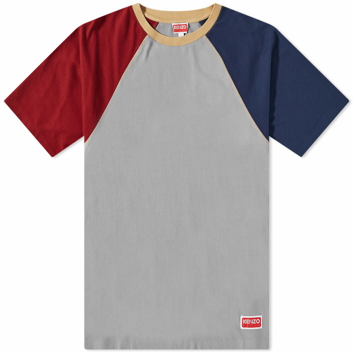 Photo: Kenzo Men's Funmix Raglan T-Shirt in Misty Grey