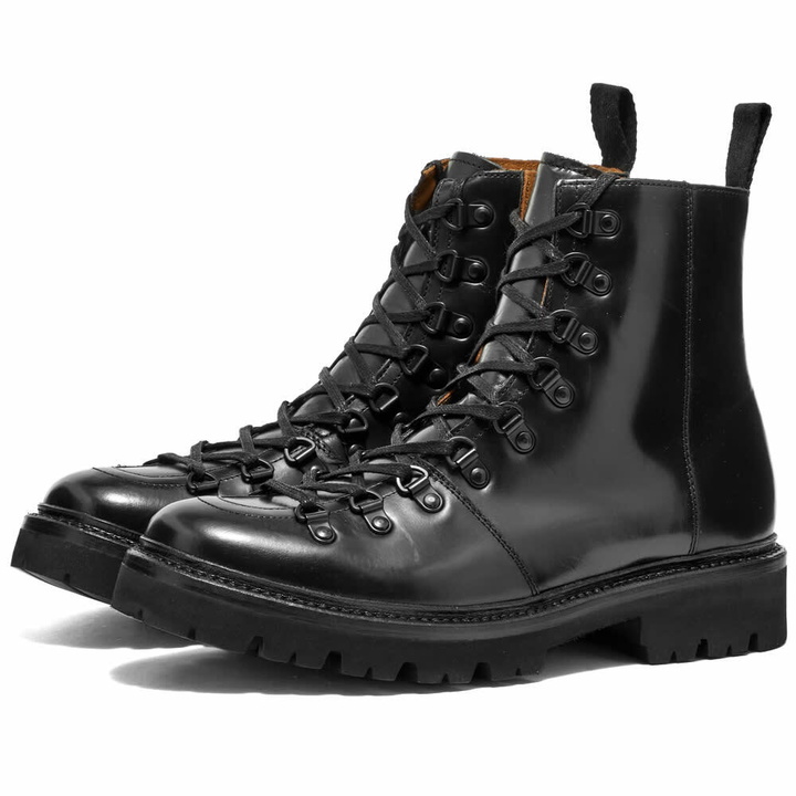 Photo: Grenson Women's Nanette Leather Ankle Boot in Black Colarado