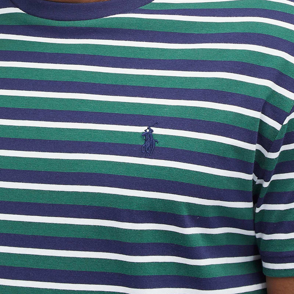 Polo Ralph Lauren Men's Stripe T-Shirt in Vintage Pine Multi