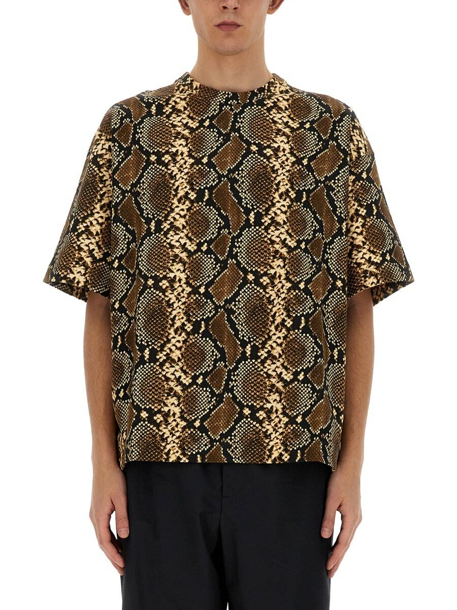Tシャツ・カットソー Jil Sander T-Shirt With Animal Pattern Jil Sander T-shirt With Animal Pattern Jil Sander