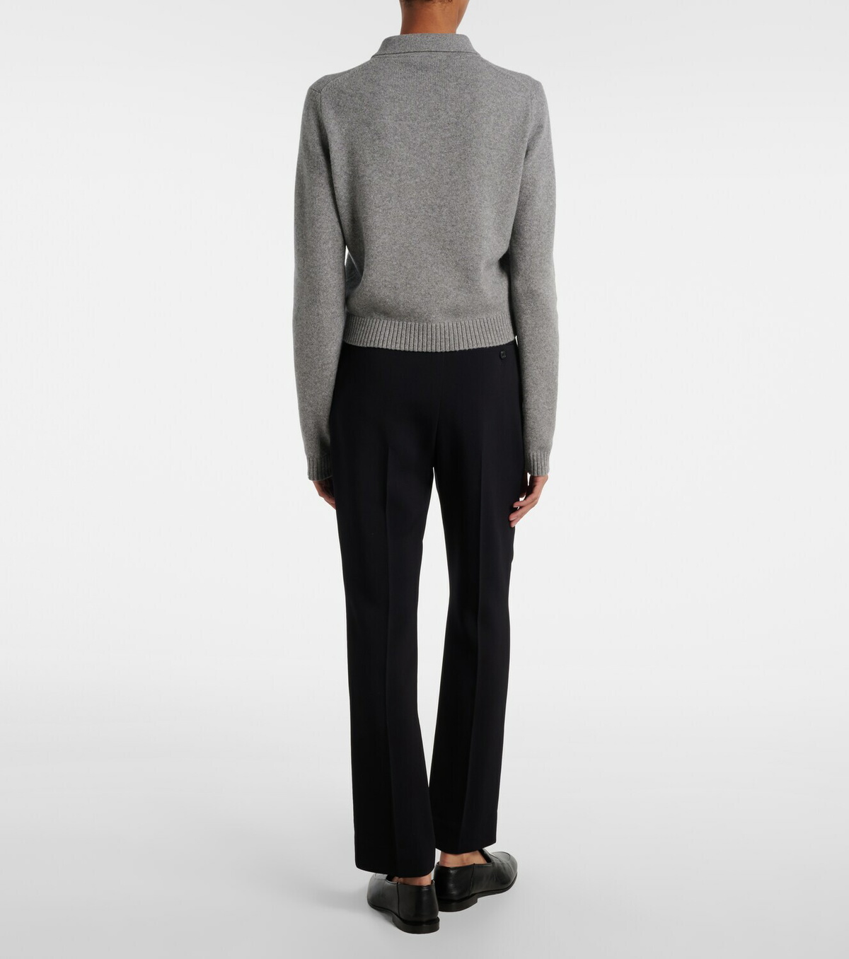 Givenchy Logo wool and cashmere polo sweater