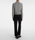 Givenchy Logo wool and cashmere polo sweater