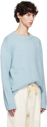 COMMAS Blue Crewneck Sweater