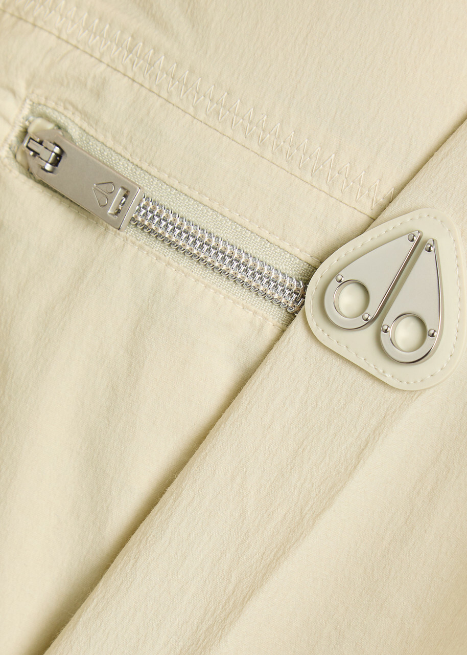 Moose Knuckles Topflight Shell Overshirt Cream