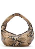Khaite Olivia Medium Snake-effect Suede and Leather top Handle bag - Multicoloured 1 - One Size
