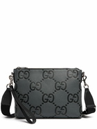 GUCCI Gg Jumbo Leather Crossbody Bag