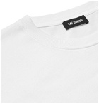 Raf Simons - Printed Cotton-Jersey T-Shirt - White