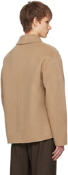 COMMAS Beige Wool Jacket