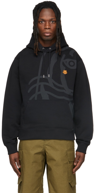 Photo: Kenzo Black Classic Tiger Hoodie