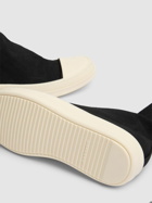 RICK OWENS DRKSHDW High Sock Denim Sneaker Boots