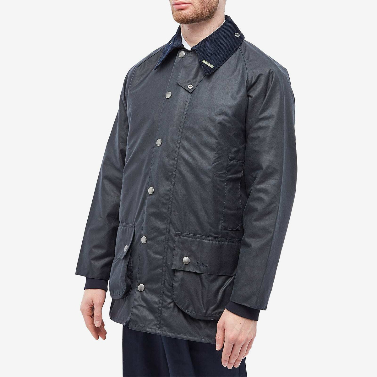 Barbour Men's 40th Anniversary Beaufort Wax Jacket in Navy Barbour