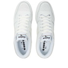 Diadora Men's Magic Basket Low Icona Leather Sneakers in White