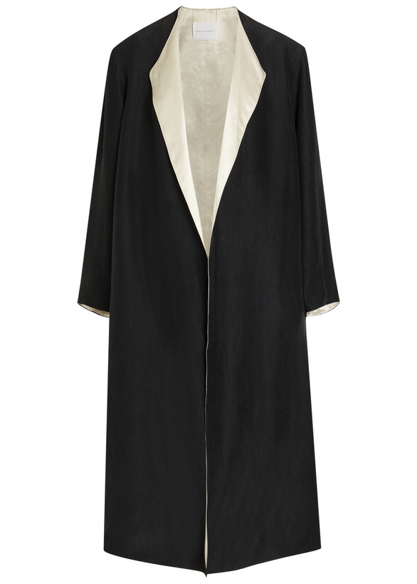Photo: Maria Mcmanus Reversible Woven Coat Black