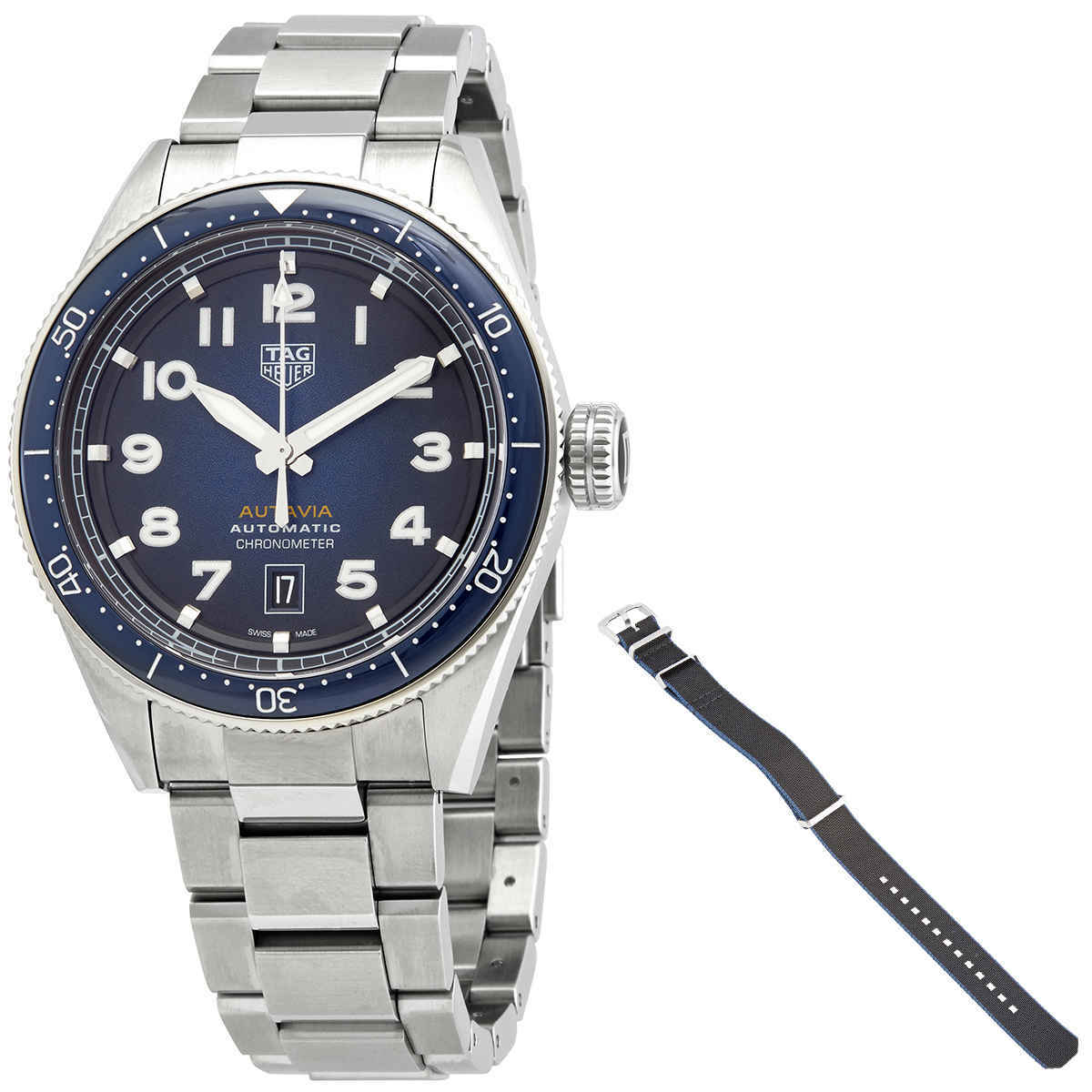 Tag Heuer Autavia Automatic Smoky Blue Dial Watch WBE5116.EB0173