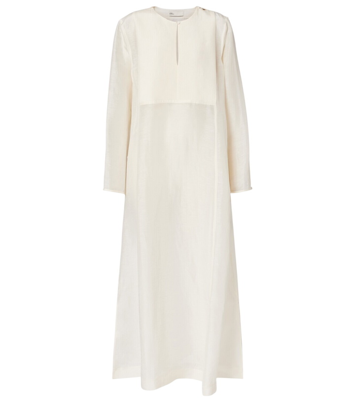 Photo: Tory Burch Pleated linen and silk kaftan