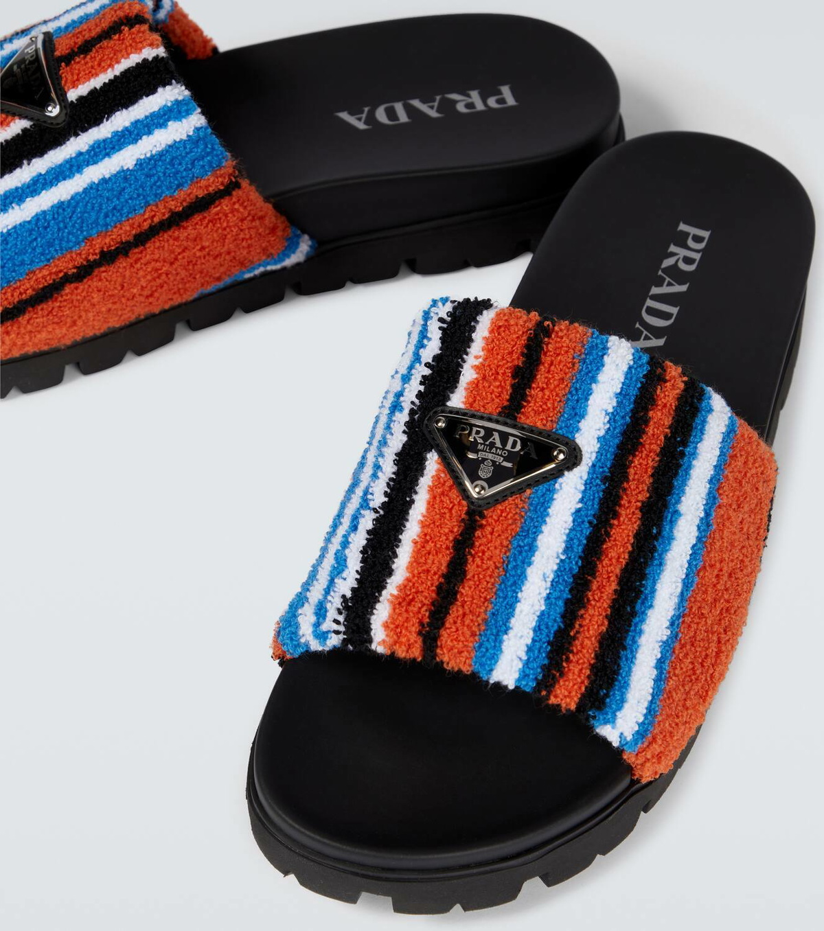 Prada Furry slides Prada