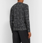 Balenciaga - Logo-Intarsia Virgin Wool-Blend Sweater - Black