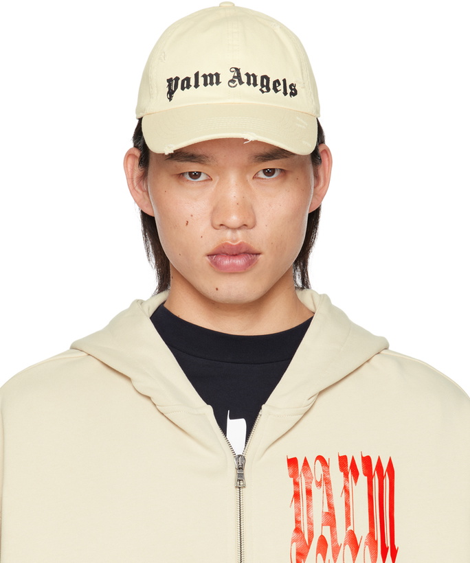 Photo: Palm Angels Off-White Monogram Cap