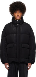 WOOYOUNGMI Black Quilted Down Jacket