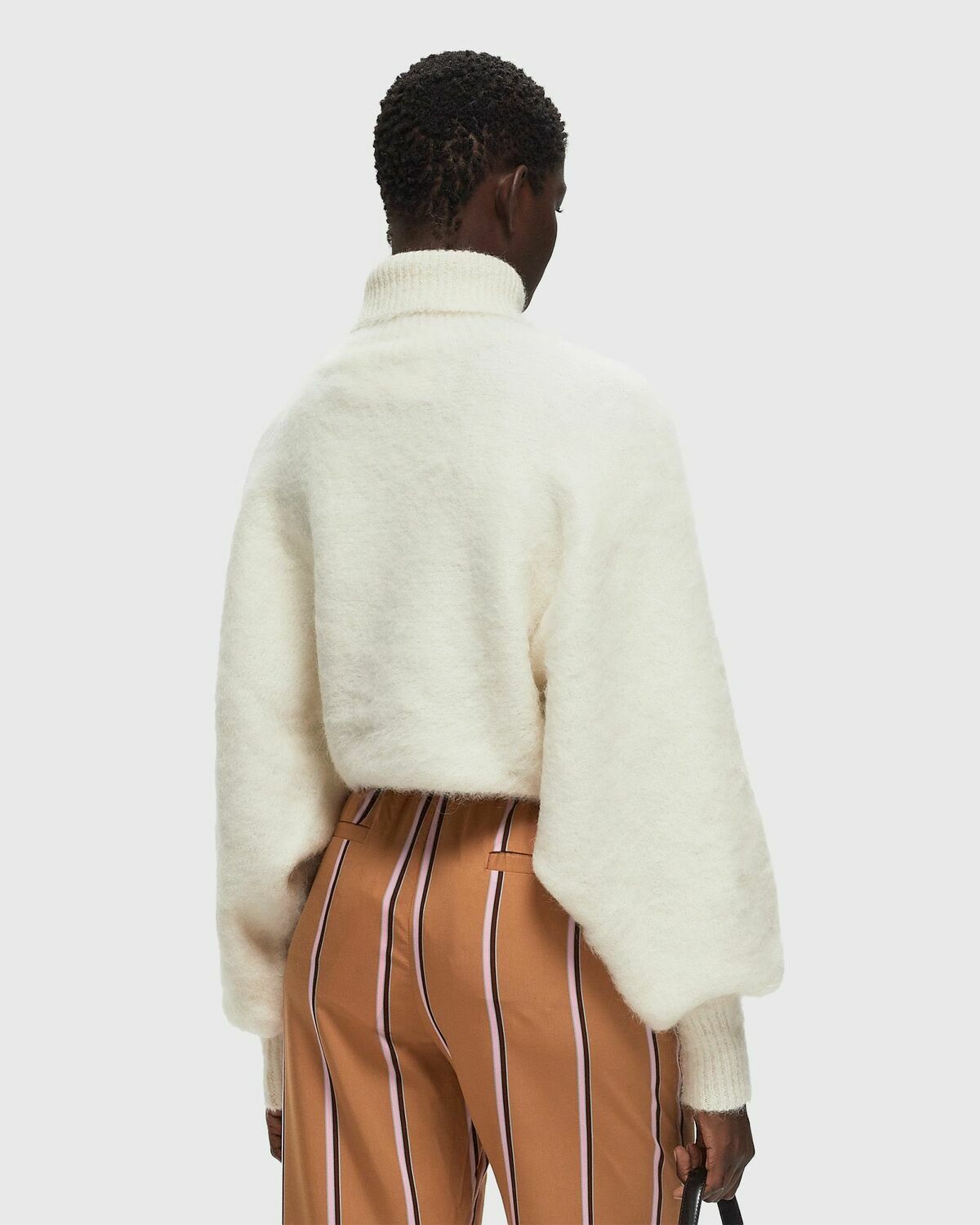 Gestuz Sabigz Ls Bolero White Pullovers