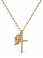 EMANUELE BICOCCHI - Leaf & Cross Charm Necklace