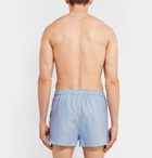 Derek Rose - Barker Puppytooth Cotton Boxer Shorts - Men - Blue